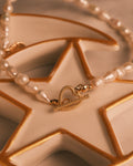 Heart Brooch Necklace