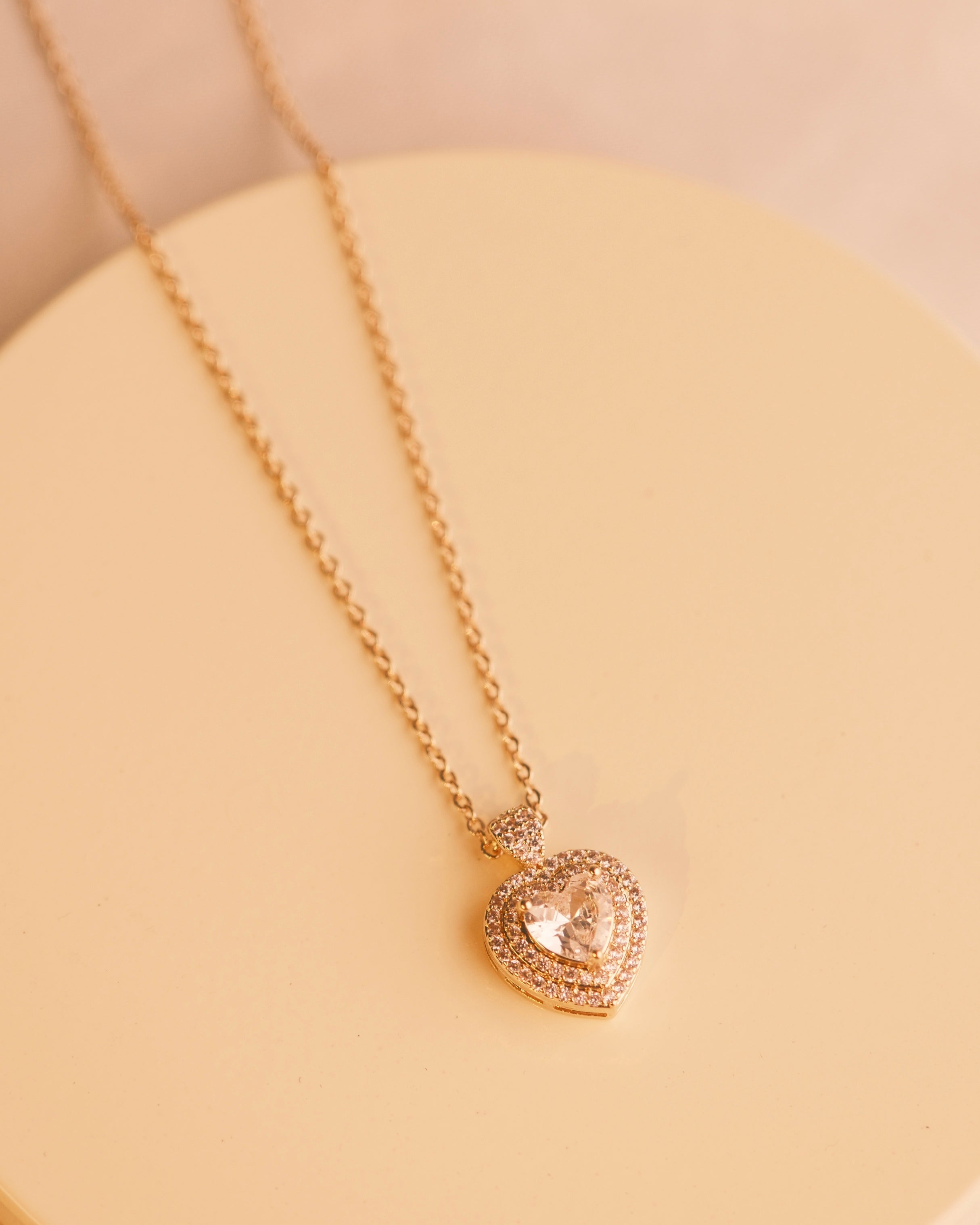 Crystalline Heart Necklace