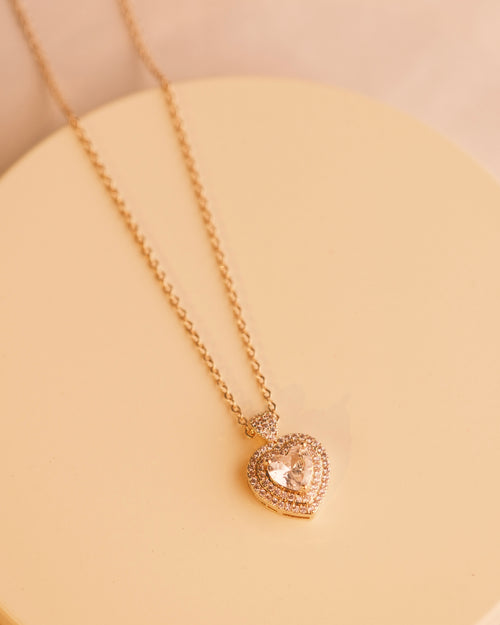 Crystalline Heart Necklace