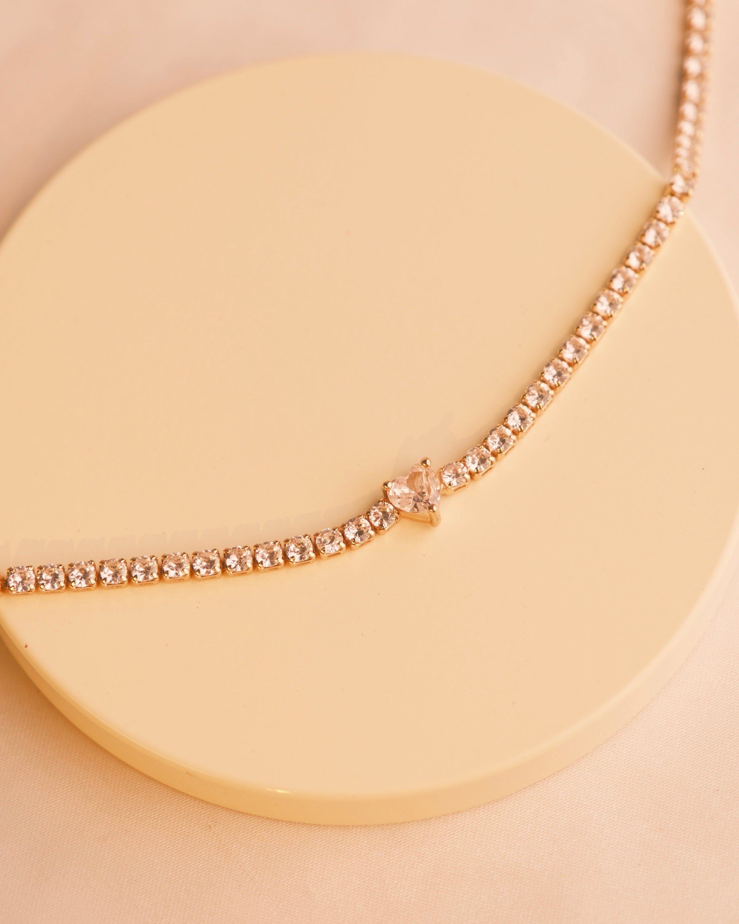 Heart Line Necklace